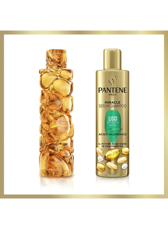 Pantene Miracle Serum Shampoo Lisci 250ML - Image 3